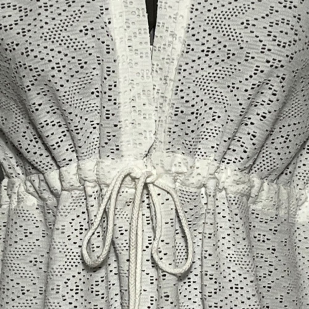 SERENE White Hooded Swimsuit Coverup Size XL NWOT - Picture 6 of 9